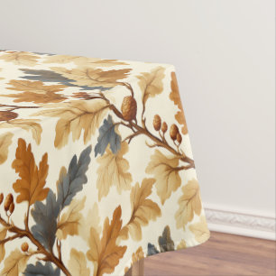 Nappe Élégant Motif d'automne feuille de chêne et pineco