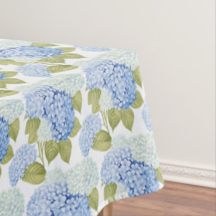 Nappe Elégant Motif de fleurs d'hydragea bleu