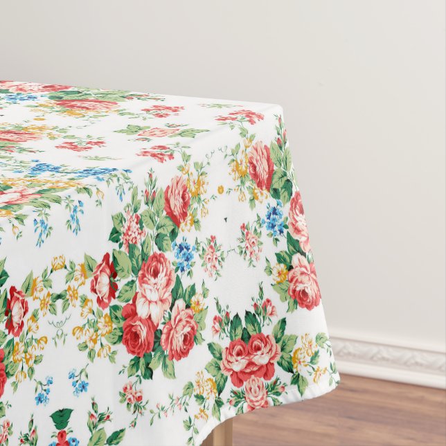Nappe Elégant motif floral avec élément de design Rose (In Situ)