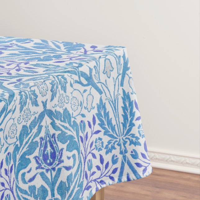 Nappe Élégant motif floral bleu (In Situ)