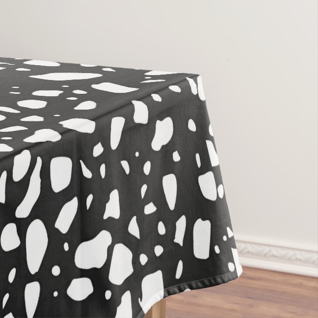Nappe Élégant Motif noir et blanc | Moderne (In Situ)