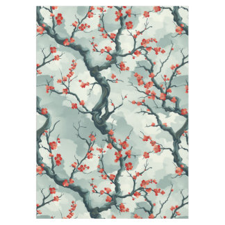 Nappe Élégant Motif sans couture en fleur de cerisier (7