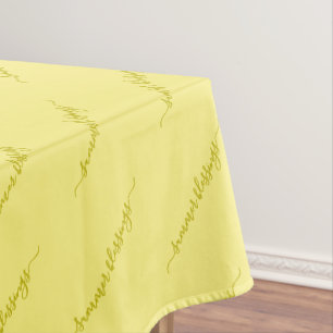Nappe Élégant Personnalisé Été Jaune