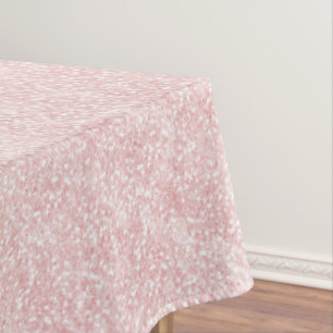 Nappe Élégant rougissent l'or et les confettis simples