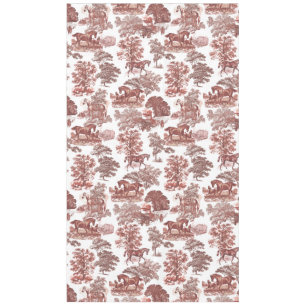 Nappe Elégant Rustic Red Horses Country Toile