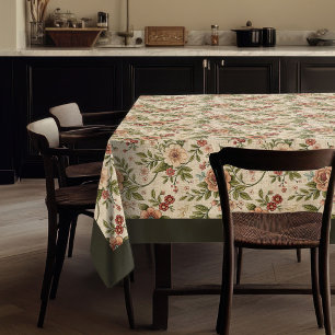 Nappe Élégant Shabby Chic subtil Broderie Florale