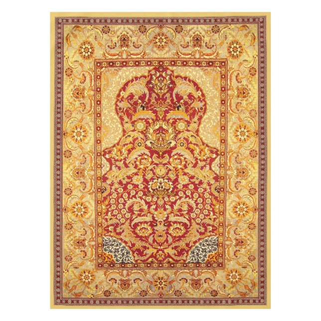 Nappe Élégant tapis de prière musulman 1 personne 52"x70 (Devant)