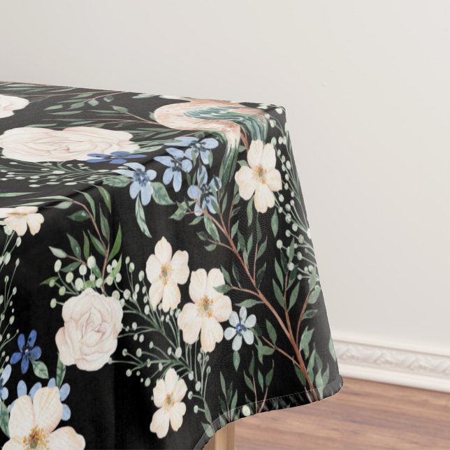 Nappe Elégante aquarelle motif décorative fleurie (Créateur téléchargé)