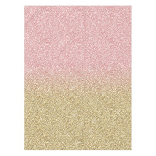 Nappe Élégante Parties scintillant Gold et Rose Gold S