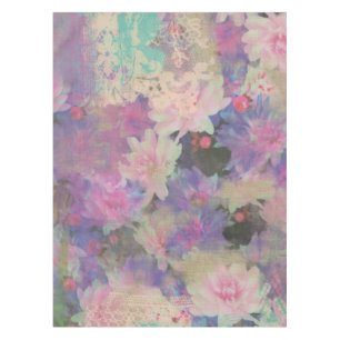 nappe élégante vintage de fleurs