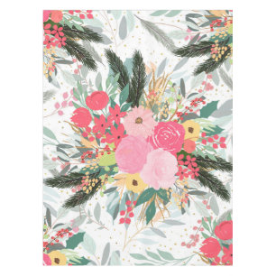 Nappe Élégants points de Parties scintillant florale e