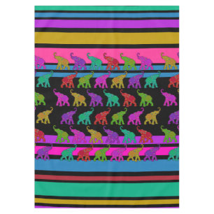 Nappe Elephant Walk & Stripes Motif + vos idées