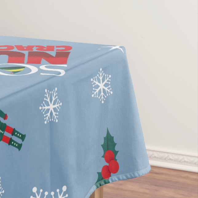 Nappe Elf "Fils d'un Noisette" Motif d'hiver (In Situ)