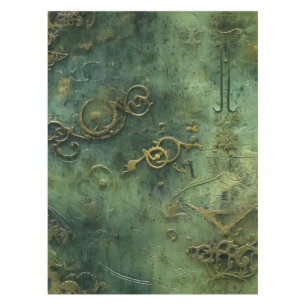 Nappe Émeraude Green Rustic Steampunk Horloge (10)