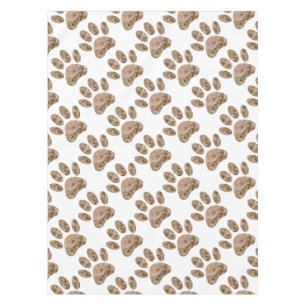 Nappe Empreinte de patte en détresse de Camo Dog du dése