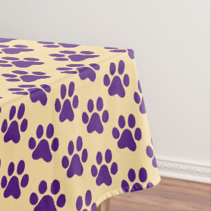 Nappe Empreinte de patte violette