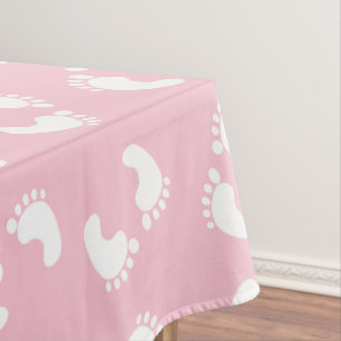 Nappe Empreintes Bébé, Pied Bébé, Marches, Fille Rose