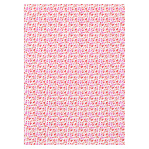 Nappe en aquarelle aux adorables inséparables