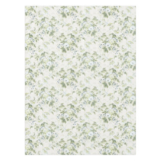Nappe en chintz anglais vert sauge, rose de chou