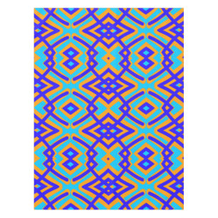 Nappe en coton, 52"x70" motif multicolore Ta