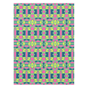 Nappe en coton, 52" x 70" motif multicolore Ta