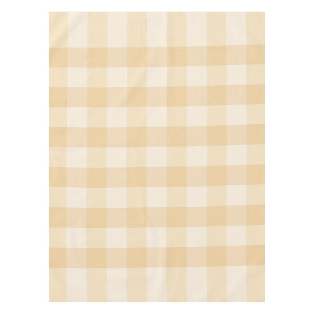 Nappe En vichy Beige Douce - Matin Minimal (Devant)