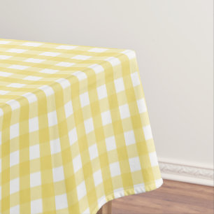 Nappe En vichy jaune citron