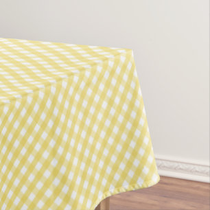 Nappe En vichy jaune citron