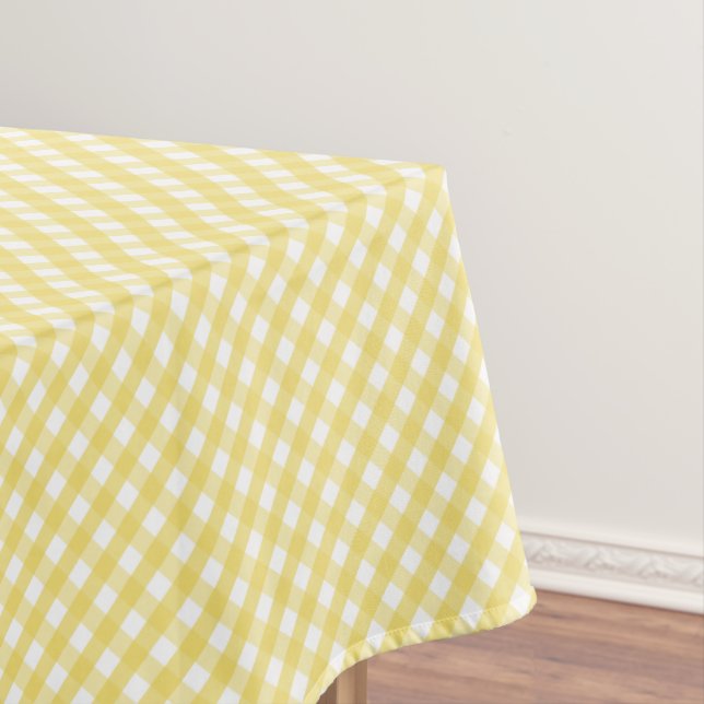 Nappe En vichy jaune citron (In Situ)