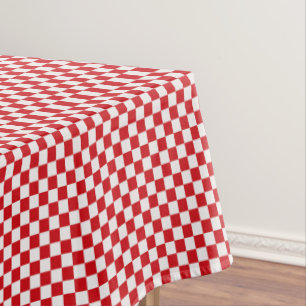 Nappe En vichy Rouge Et Blanc À damiers