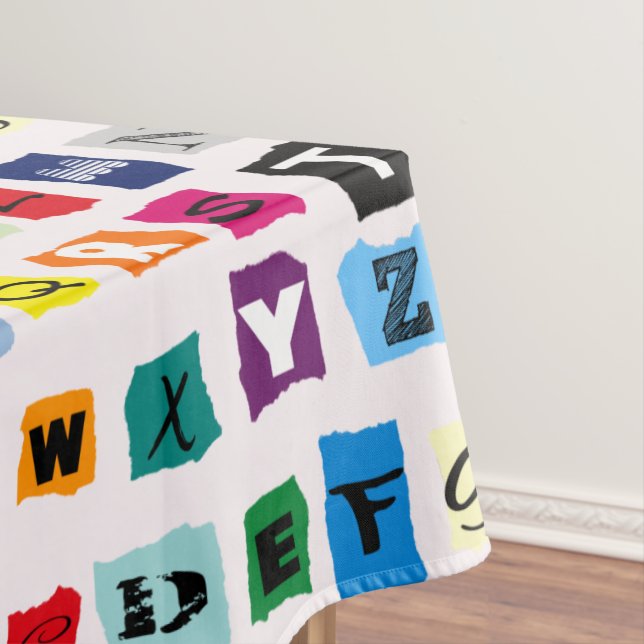 Nappe Enfants Alphabet ABCs Plaisirs multicolores (In Situ)