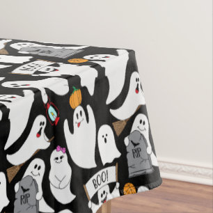 Nappe Enfants mignons Fantômes blancs Halloween Soirée