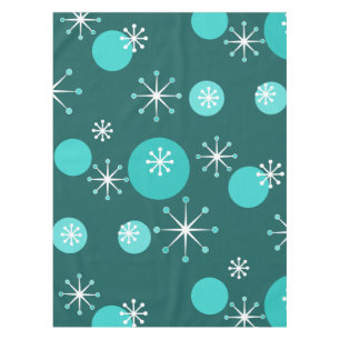 Nappe Époque atomique Turquoise