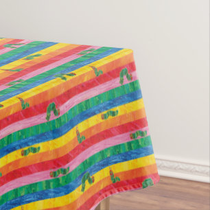 Nappe Eric Carle Caterpillar Rainbow Stripe Motif