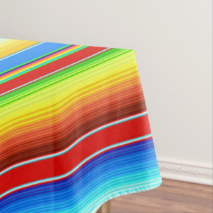 Nappe Espagnol traditionnel couvrant mexicain vibrant
