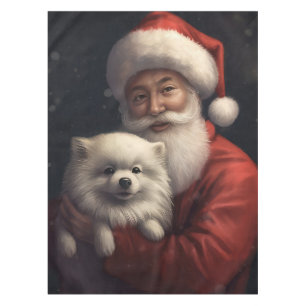 Nappe Esquimau américain avec Noël Festif du Père Noël