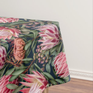 Nappe Esthétique botanique moderne de Protéa