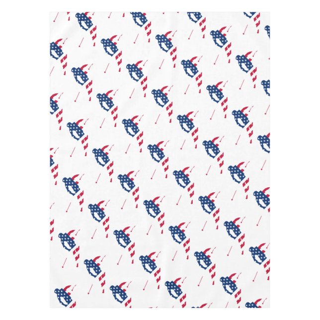 Nappe États-Unis Drapeau d'Amérique Ski skieur américain (Devant)