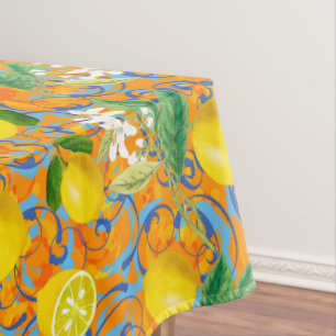 Nappe Été, agrus, boho, bohème, floral méditerranéen