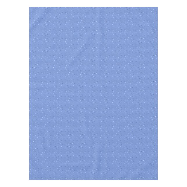 Nappe Étoiles bleues et blanches sur bleu clair (Devant)