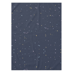 Nappe Étoiles mignonnes sur un ciel nocturne scintillant