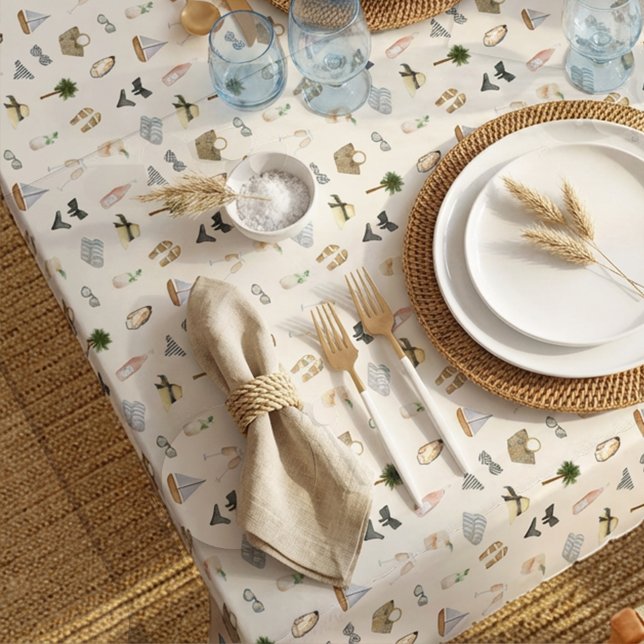 Nappe Évasion estivale côtière - Motif neutre (Créateur téléchargé)