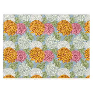 Nappe Excellent motif avec des chrysanthèmes
