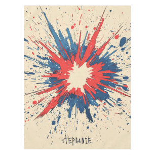 Nappe Explosion d'art pop de style comique (5)
