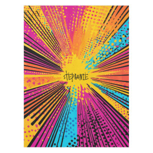 Nappe Explosion d'art pop de style comique (9)