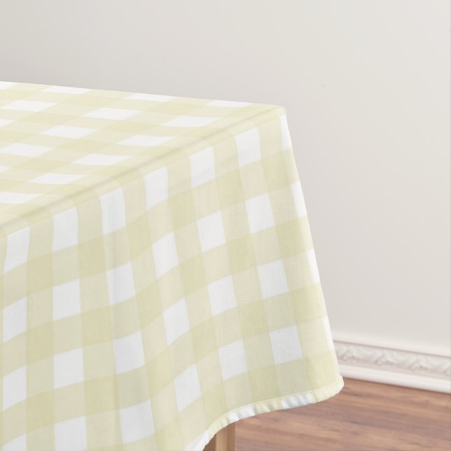 Nappe F & L En vichy jaune (In Situ)