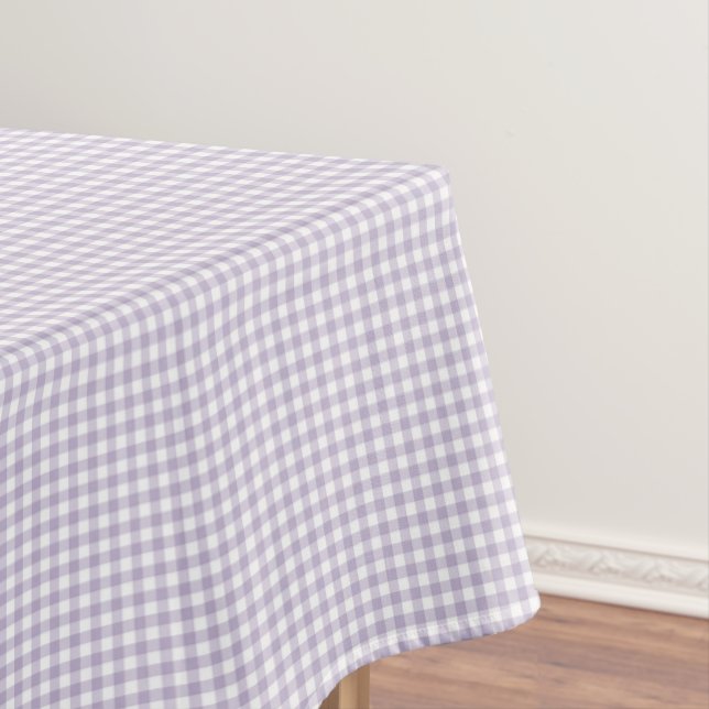 Nappe F & L Gingham Violet Foncé (In Situ)