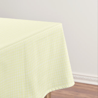 Nappe F & L Jaune clair En vichy