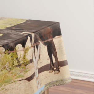 Nappe faite sur commande "vaches à brun en chrome