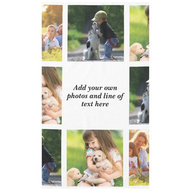 Nappe Faites votre propre collage photo et texte (Devant)